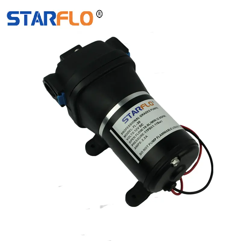 STARFLO 12V marine pump electric 3 diaphragm pressure switch marine fresh water pump with RV and boat