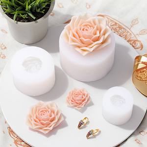 Nouveauté : Moules en silicone série <span class=keywords><strong>Rose</strong></span> Blossom pour bougies, savons, résines et décorations artisanales - Product Image 6