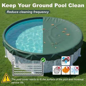 Bâche de <span class=keywords><strong>piscine</strong></span> hivernale <span class=keywords><strong>ronde</strong></span> de 24' en PVC PE résistant pour <span class=keywords><strong>piscine</strong></span> <span class=keywords><strong>hors</strong></span> <span class=keywords><strong>sol</strong></span> - Product Image 5