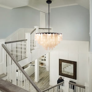ceiling Light Decorative Modern shell E12 Lighting Modern Round Luxury Pendant Light Chandelier for Living Room - Product Image 6