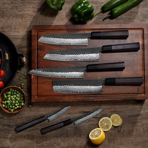 Forge à la main Vintage Marteau Lame Vg10 Damas Acier <span class=keywords><strong>Couteau</strong></span> Ensemble Boucher Japonais De Luxe Cuisine Couteaux Damas Cuisine <span class=keywords><strong>Couteau</strong></span> Ensemble - Product Image 6