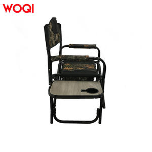 Chaise de Réalisateur Pliante d'Extérieur Woqi avec Plateau, Chaise de Camping en Aluminium Camouflage pour Jardin 92X55X42 - Product Image 1