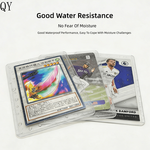 YY Clear Regular <b>PVC</b> Trading Card <b>Top</b> Loader for Game Cards Hard <b>Top</b> Loader Card Sleeve Protectors - Product Image 6