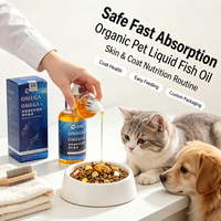 Aceite de Pescado Líquido para el Cuidado de Mascotas con Fórmula Personalizada 50ml-1500ml, Suplemento para el Cuidado de la Piel y las Articulaciones para Perros y Gatos Adultos