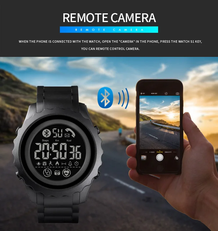 Skmei 1626 Bluetooth Smart Watch | Best Price in Sri Lanka | Anix