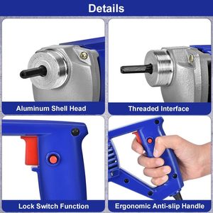 Premium 1500W elettrico portatile per cemento vibrante portatile 13000VPM vibratore per calcestruzzo industriale con portata 6,6 piedi - Product Image 5