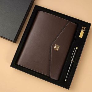 Juego de Regalo Empresarial de Lujo al por Mayor, Cuaderno, Bolígrafo y Memoria USB Personalizados, Juego de Regalo Corporativo - Product Image 3