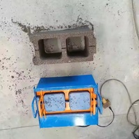 Mini Máquina Casera para Hacer Ladrillos de Cemento y Hormigón, Máquina para Fabricar Bloques de Pavimento, Máquina Moldeadora de Ladrillos