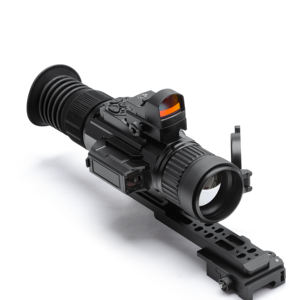 Mirino termico 3-12x 384x288 Video ad alta risoluzione 35mm, PIP, stabilizzazione dell'immagine, telemetro, calcolatore balistico - Product Image 1