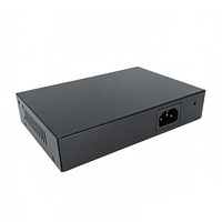 Switch Jaringan PoE Standar IEEE802.3af/at 10 Port 100Mbps Fast Ethernet RJ45 LAN Hub OEM ODM Negosiasi Otomatis Perangkat Berkabel