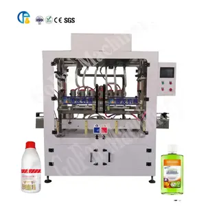 Automatic high quality PVC material made acid chemical corrosive liquid filling machine