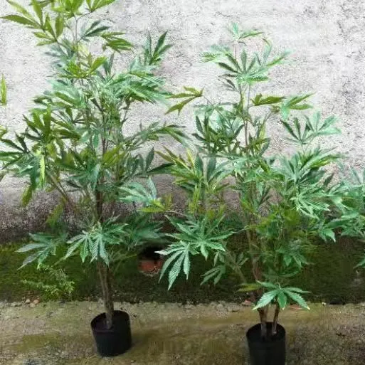 Faxu Marihuana Planten Nep Hennep Plant Voor Home Decor