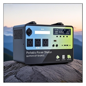 แบตเตอรี่สำรองพกพาขนาดใหญ่ ปี 2025 ความจุ 1800W สำหรับกรณีฉุกเฉิน ใช้กับบ้าน แล็ปท็อป กิจกรรมกลางแจ้ง รถยนต์ 220V สำหรับใช้ในครัวเรือน - Product Image 1