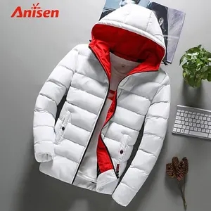 50% Rabatt Made In China Warmer Winter Stepp mantel Outdoor Jacke Gepolstert Warmer Kapuzen mantel Herren Puffer Jacke