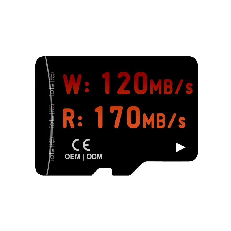 Iotech OEM orijinal Extreme Pro artı 170 mb/s desteği 4K 8K hafıza kartı 256gb 512GB 1TB 2TB C10 mikro TF SD kart A2 SD SD kart