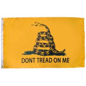 ธงผ้าโพลีเอสเตอร์ 100D คุณภาพพรีเมียม ขนาด 3x5 ฟุต (90x150 ซม.) ขายส่ง ธง "อย่าเหยียบฉัน" - Product Image 5