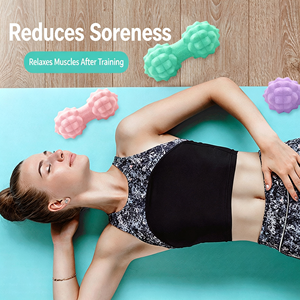 Blue Silicone <b>Massage</b> <b>Ball</b> Set for Muscle Relief and Therapy Use - Product Image 3