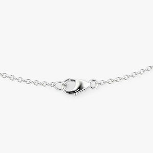 Collar con Colgante de Lujo Chapado en Rodio con Diamante Cultivado en Laboratorio con Corte Brillante Certificado por IGI en Oro Amarillo de 14K para Mujer, para Fiestas y Bodas, 6.5g - Product Image 2