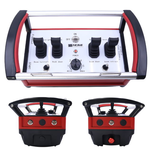 Professional Custom Hydraulic Joystick Proportional Valves 4-8 Levers Industrial Smart Remote Control 225M IP65 Wireless DC 12V