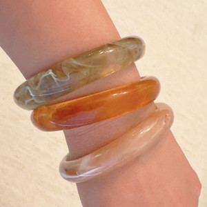 Natural Tones Bold Resin <b>Bangle</b> <b>Set</b> of 3 - Product Image 3