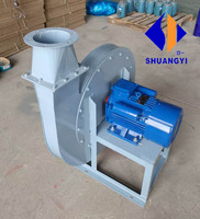 Ventilador Centrífugo de Alta Presión de 1-10 HP, 0.75-37 kW, para Reciclaje de Plástico, Extrusora, Cortadora, Clasificador Óptico, Soplador de Transporte Neumático