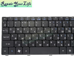 คีย์บอร์ดโน้ตบุ๊กแบบไม่มีไฟเรืองแสง รุ่น RU ภาษารัสเซีย สำหรับ <span class=keywords><strong>Acer</strong></span> <span class=keywords><strong>Aspire</strong></span> <span class=keywords><strong>ONE</strong></span> 521 522 532 533 AO521 AO522 AOD260 AOD270 D255 255E D257 D260 D270 ของใหม่ - Product Image 3