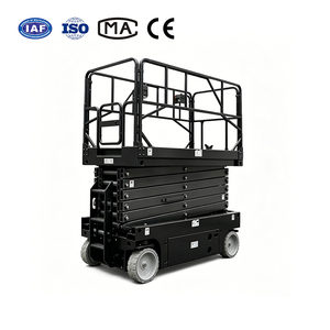 Plataforma Elevadora de Tijera Hidráulica Eléctrica Autopropulsada Ali de 20, 30 y 40 pies con Certificación CE MRT-SS10, Capacidad de 1000 kg, de Aluminio - Product Image 1