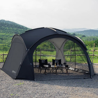 Tente de camping extérieure Da Niu camouflage, 150D Oxford, revêtement argenté, imperméable, anti-UV, double couche, quatre saisons, pour 8 personnes