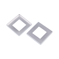 Panneau de commande en aluminium découpé avec précision, usinage CNC de haute précision, anodisation argentée brillante avec surfaces lisses