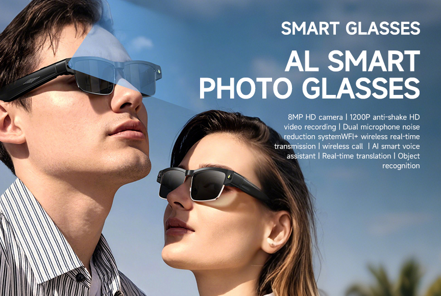 Best Smart Ai Glasses with Camera and Ai Assistant Display Smart Eye Glass with Camera Translation · image 2