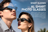 Meilleures lunettes intelligentes IA avec caméra et assistant vocal IA, lunettes connectées avec fonction de traduction