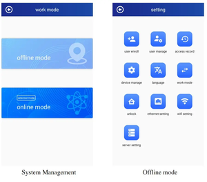 HFSecurity VP05 hazır yazılım <span class=keywords><strong>Android</strong></span> WIFI USB Touchless erişim kontrolü Palm ven tarayıcı - Product Image 4