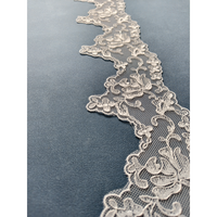 Tissu en polyester tricoté transparent à fines rayures brodées, au look magnifique, personnalisable en poids, pour textiles de maison pour filles