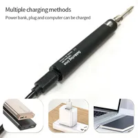批发便携式无线USB烙铁套件5V8W可调温度，带3pcs尖端焊丝，用于电话维修