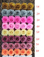 Hochwertige Großhandels-Valentinstaggeschenke Künstliche Kristall-Glitzer-Schaumrosen Blumenköpfe Glitzerrosen mit Stiel für Frauen