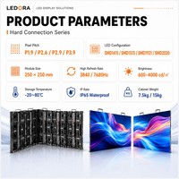 Armoire LED de location de 7,5 kg pour applications d'affichage sur scène suspendue, avec installation et location professionnelles pour scènes