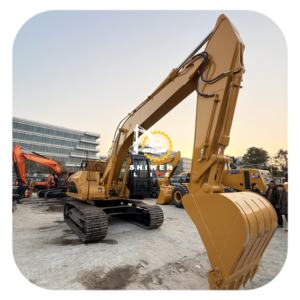 รถขุดมือสอง CAT320 320C ขายดี ราคาถูก ชั่วโมงการทำงานต่ำ รถขุดใช้แล้ว Cat 320 320C สีเหลือง - Product Image 1