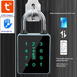 <span class=keywords><strong>Candado</strong></span> Inteligente con Huella Dactilar y Código Digital |   Cerradura Impermeable <span class=keywords><strong>para</strong></span> Puerta de Madera <span class=keywords><strong>para</strong></span> Gimnasio |   Cerradura de almacenamiento <span class=keywords><strong>para</strong></span> taquillas escolares con desbloqueo por tarjeta NFC IC - Product Image 5