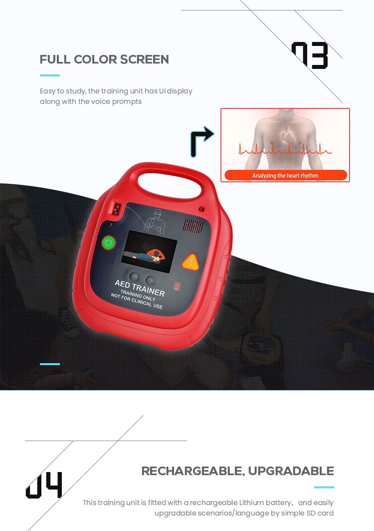 máy khử rung tim/sốc tim AED trainer ATM-112