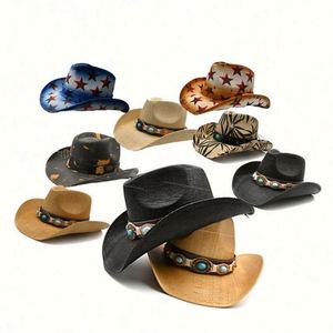 High Quality Western Cowgirl Dallas Cowboys <b>Hats</b> Sombrero Stetson Cowboy <b>Straw</b> <b>Hat</b> <b>for</b> <b>Men</b> - Product Image 3
