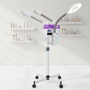 Meilleures ventes d'équipements de salon et de spa, mini <span class=keywords><strong>vapozone</strong></span> à ozone chaud &amp;   Vapeur faciale froide <span class=keywords><strong>portable</strong></span> avec support - Product Image 1