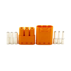 New Amass High Current Lcc40-M & Lcc40-F 3-Pin Male Female Connector <b>Cable</b> Plug Newly Original Terminal Blocks - Product Image 1