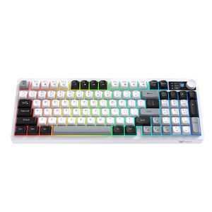 Teclado de Membrana OEM al por Mayor <span class=keywords><strong>ONIKUMA</strong></span> MT902, 3 Modos, 95 Teclas, Silencioso, RGB, Apariencia Mecánica, Teclado para Juegos - Product Image 1