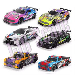 2.4Ghz 1:16 RC moulé sous pression haute vitesse GTR alliage Cool lumières modèle de voiture de course 4WD modèle avec dérive pneus enfants jouet cadeau - Product Image 1