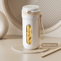 Nieuwe multifunctionele reis- en huishoud-smoothiemaker, fruitpersfles, ijsblender met 10 messen, draagbare mixbeker