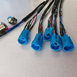 Interruptor de Botón, Arnés de Cableado para Computadora, Conexión de Terminal de Batería con Sensor de Temperatura Interno, PTFE IP66, Resistente a la Humedad y Duradero - Product Image 2