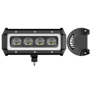 Phare de travail LED 60W avec anneau lumineux, antibrouillard, pour conduite diurne, tout-terrain, projecteur LED pour moto et camion - Product Image 6