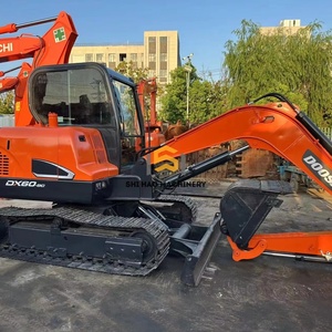 Mini-pelleuse d'occasion Doosan DX60 6 tonnes 2023 en excellent état de marche - Product Image 1