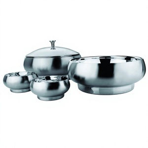 ชามสลัดสแตนเลส4ชิ้น,ชุดชามถั่วมีหลายขนาดขายส่ง - Product Image 1