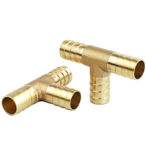 Conector en T de latón para tubo de gas, tipo Pagoda, 2.0MPa, para conexión tráqueal - Product Image 4
